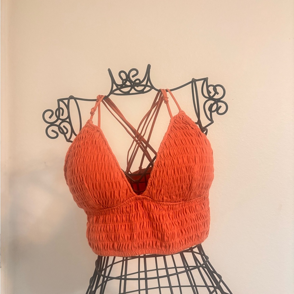 PINK Victoria's Secret Orange Bra